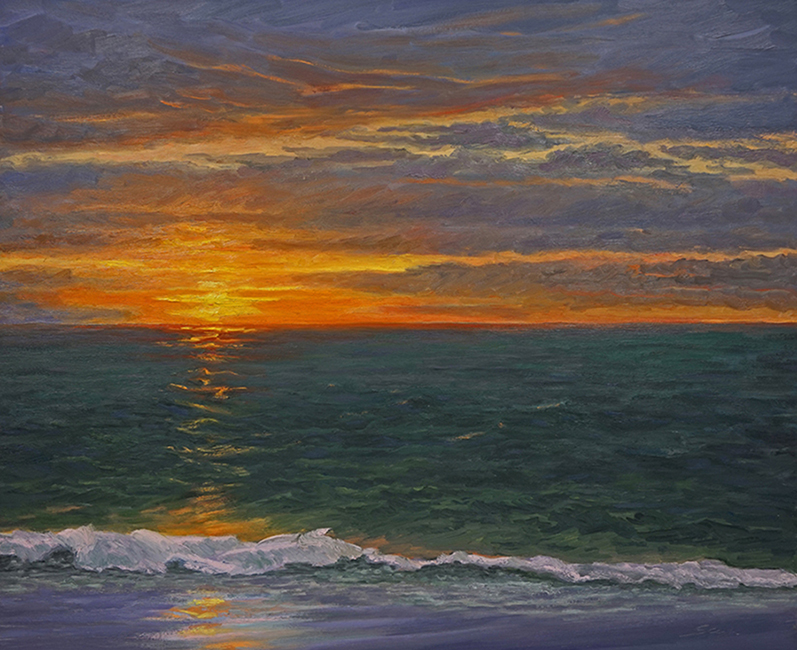 First Light, 32 x 40 inches, oil on canvas