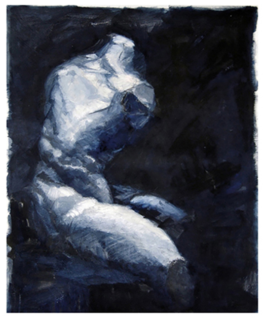 Belvedere Torso, 20 x 16 oil on canvas, 2002